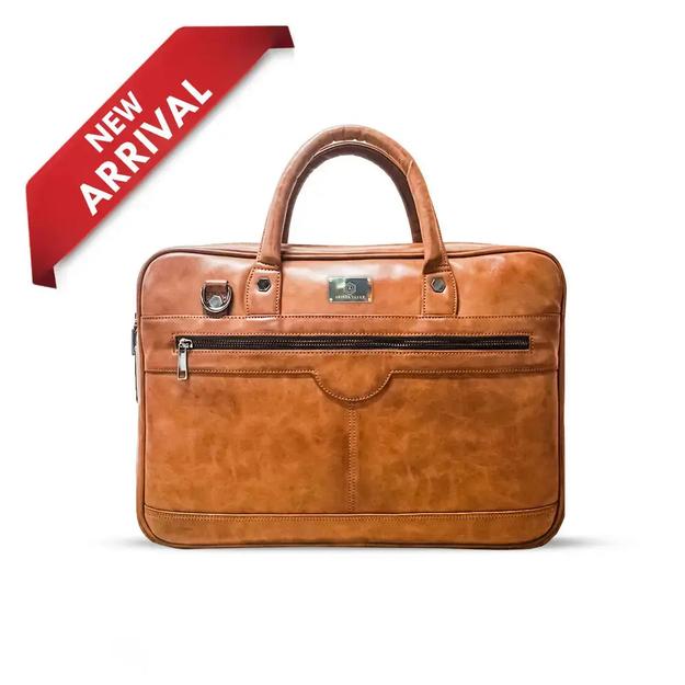 Smart ZenMatte Laptop Bag in Tan