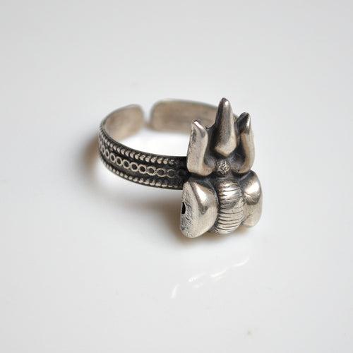 Trishul shiva ring