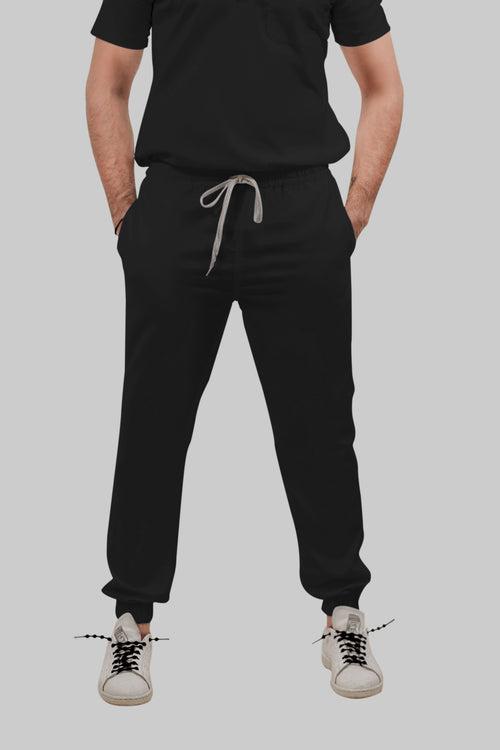 Stretchable (4Way) Female Black Jogger