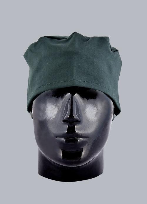 Bottle Green Scrub Cap