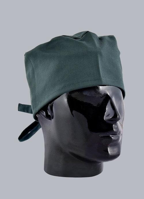 Bottle Green Scrub Cap