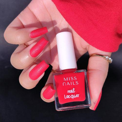 Miss Nails Nail Lacquer - Cherry Red