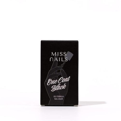 Miss Nails One Coat Collection - One Coat Black