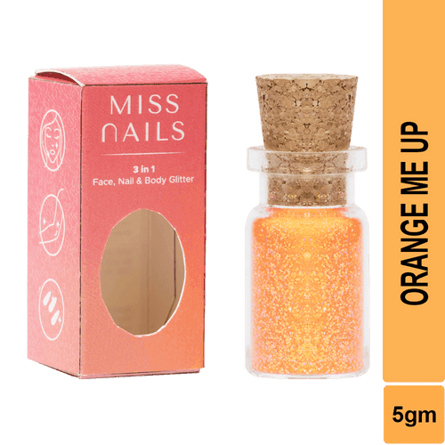 Miss Nails 3 in 1 Glitter - ( Orange Me Up 31 )