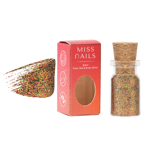 Miss Nails 3 in 1 Glitter - ( Rainbow 41 )