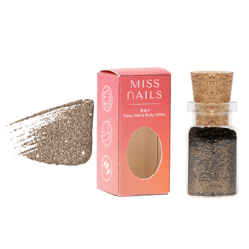 Miss Nails 3 in 1 Glitter - ( Copper 1 )