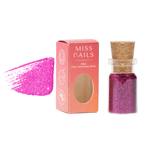 Miss Nails 3 in 1 Glitter - ( Love at first Sight 10  )