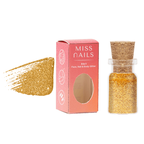 Miss Nails 3 in 1 Glitter - ( Sunset 51   )