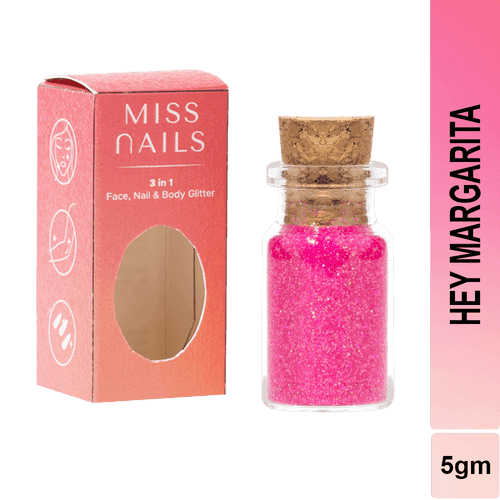 Miss Nails 3 in 1 Glitter - ( Hey Margarita 50 )