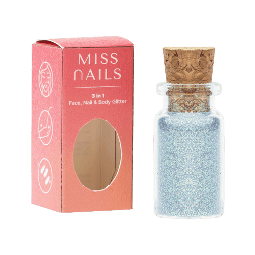 Miss Nails 3 in 1 Glitter - ( Holographic Silver 13 )