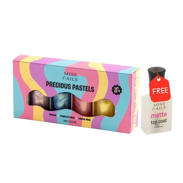 Miss Nails Precious Pastels (Set of 4)