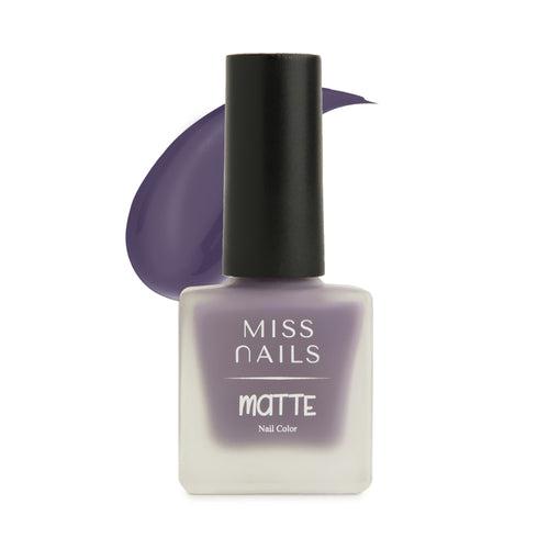 Miss Nails Matte Nail Enamel - Gray Goose