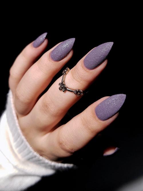 Miss Nails Sugar Matte Nail Enamel - Flip Grey