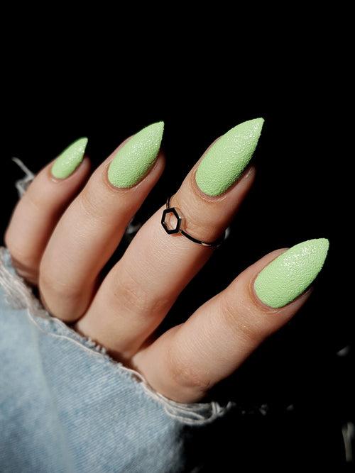 Miss Nails Sugar Matte Nail Enamel - Lime Time