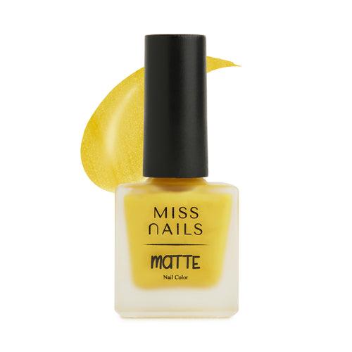 Miss Nails Matte Nail Enamel - Metallic Gold