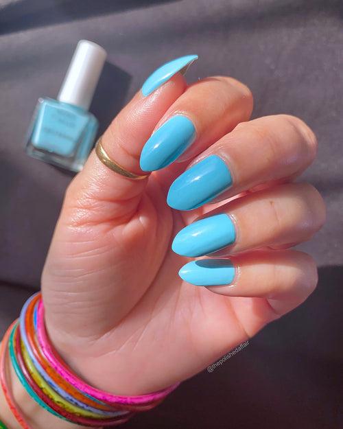 Miss Nails Gel Shine Nail Enamel - Morning Blues