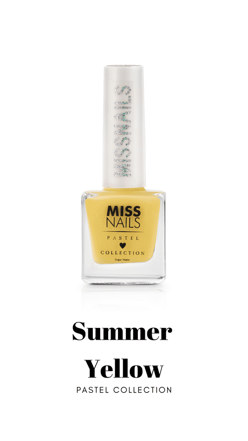 Miss Nails Pastel Nail Enamel - Summer Yellow