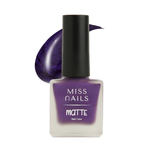 Miss Nails Matte Nail Enamel - Purple Haze