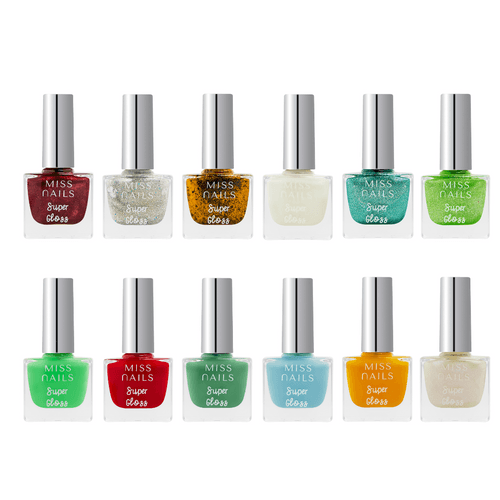 Miss Nails Super Gloss 12 PCS Combo - 02