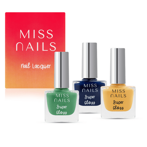 Miss Nails Super Gloss 3 PCS Combo - 10