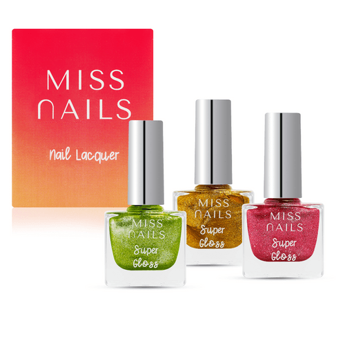 Miss Nails Super Gloss 3 PCS Combo - 15