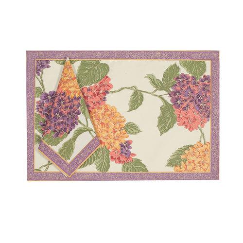 Mat And Napkin Set Of 6 (WP) - Hyde Sunrise