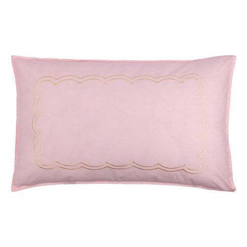 Bed Sheet WT Pillow Cover - Plain Dyed May Rose