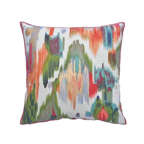 Cotton Cushion Cover - Rangeen Ikat Ekum