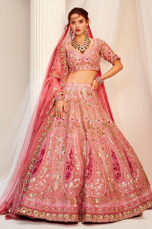 Paisly Pink Bridal Set