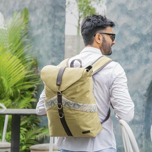 Misty Green Unisex Backpack Bag