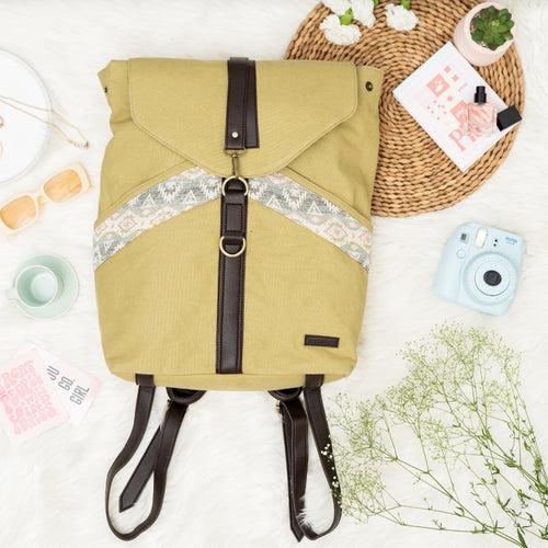 Misty Green Unisex Backpack Bag