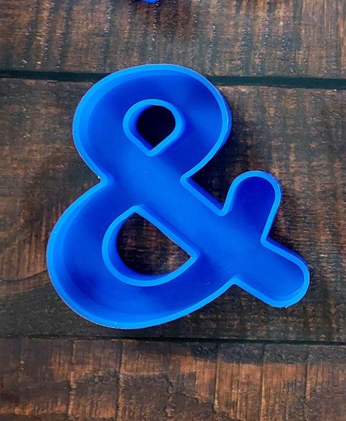 Ampersand Hashtag Heart At The Rate Sign Silicone molds