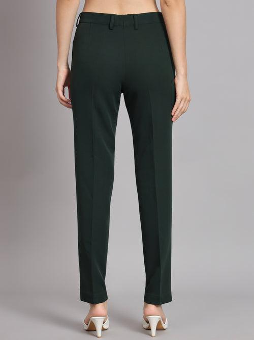 Regular Fit Comfort Trouser - Bottle Green