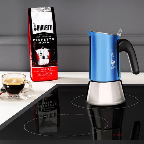 Bialetti Venus Induction Blue Stainless Steel Moka Pot