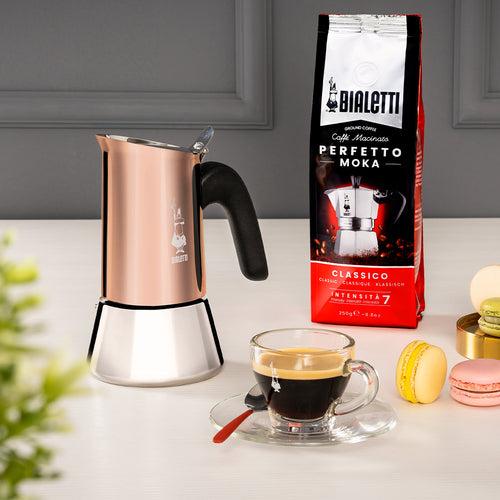 Bialetti Venus Induction Copper Stainless Steel Moka Pot