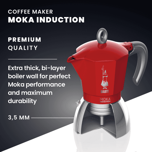 Bialetti Moka Induction Red