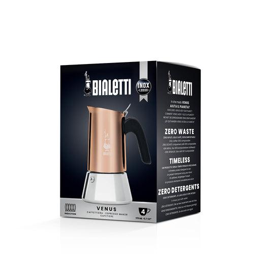 Bialetti Venus Induction Copper Stainless Steel Moka Pot