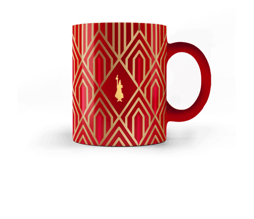 Mug dèco glamour red