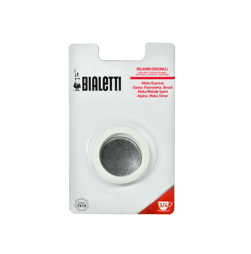 Bialetti Moka Express Silicon Gasket + Filter Plate