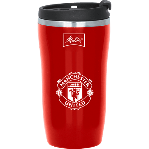 Man Utd Thermal Travel Mug, 250ml, Red