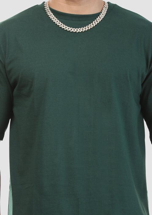 Dark Green Boxy Tee