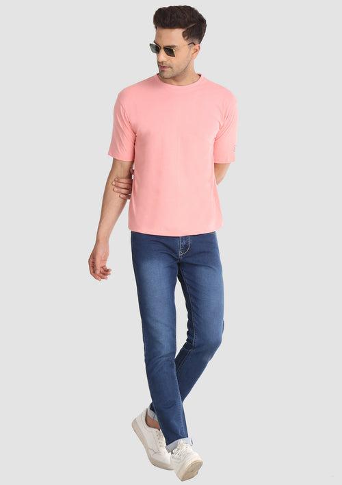 Coral Boxy Tee