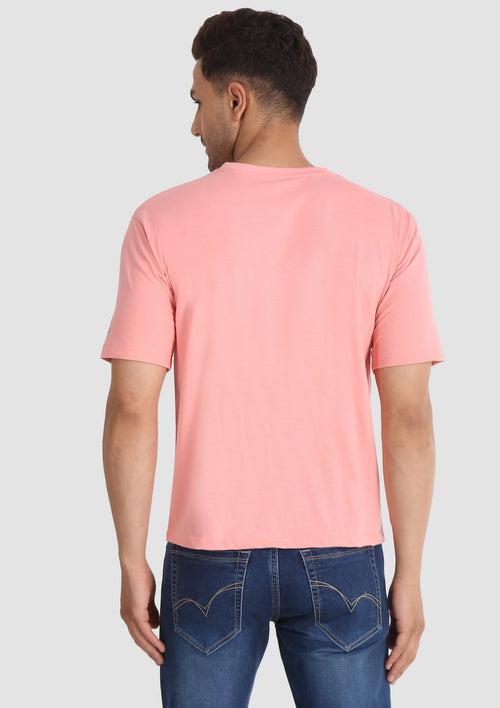 Coral Boxy Tee