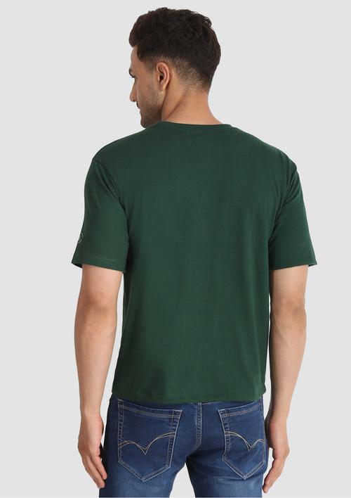 Dark Green Boxy Tee