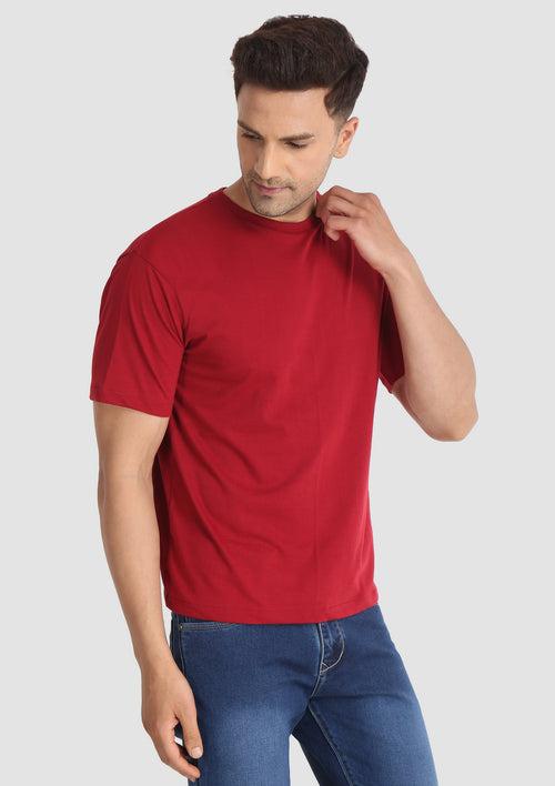 Wine Boxy Tee