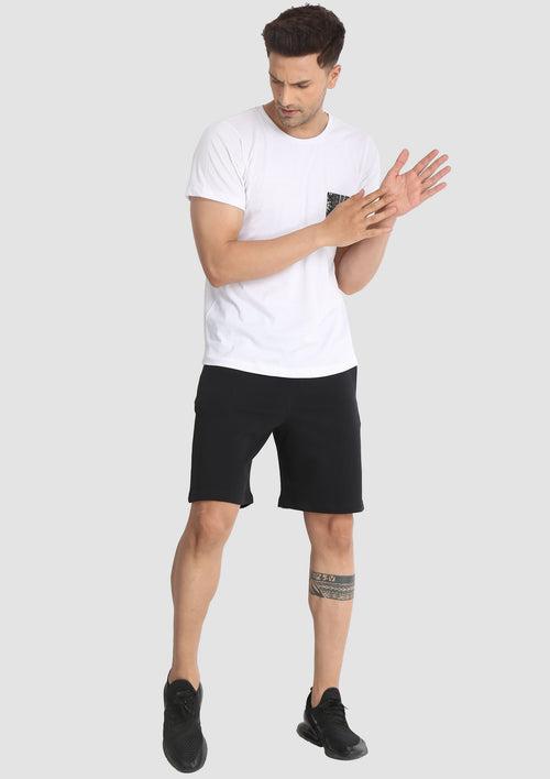 Jet Black Sweatshorts