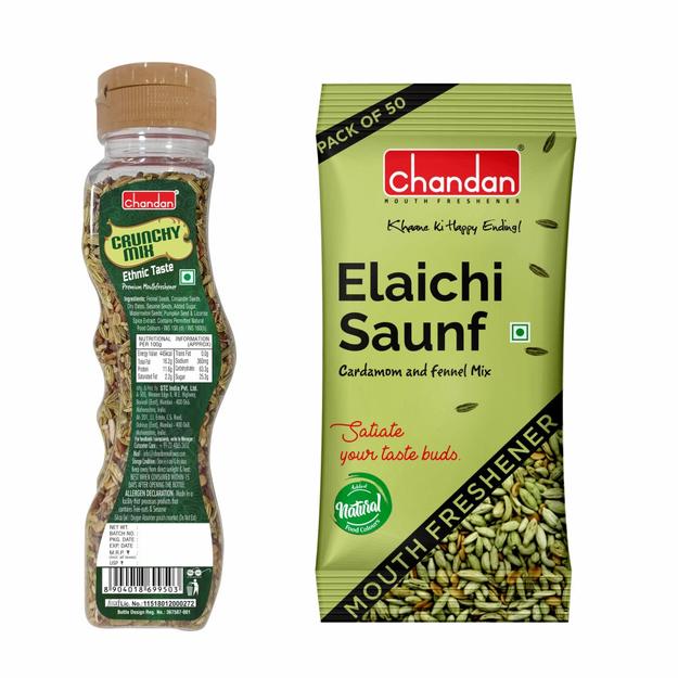 Combo Elaichi Saunf and Crunchy Mukhwas