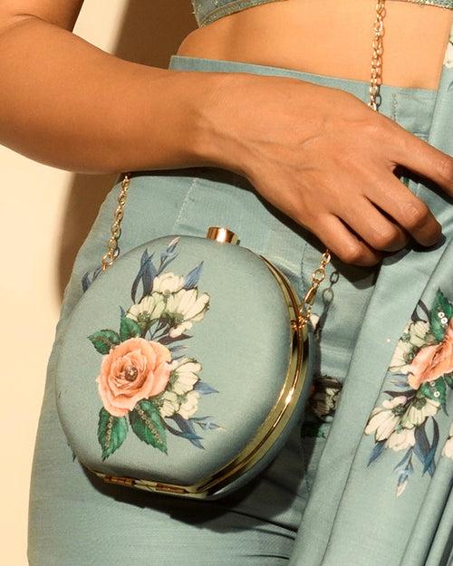 Dusty Teal Clutch