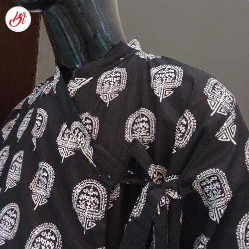 Cotton Printed Black Bagalbandi