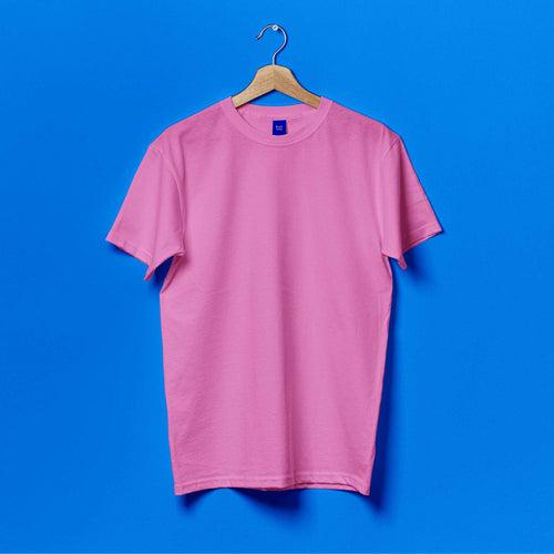 Plain Unisex Round Neck T-shirt